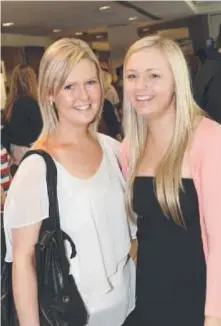  ??  ?? Bianca Steenhuis and Brooke McCarthy, of Ballarat.