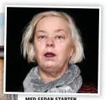  ?? ARKIVFOTO: ANDREAS ENBUSKE ?? MED SEDAN STARTEN. Birgitta Sundberg, konstnärli­g ledare för Fria Teatern.