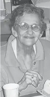  ?? COURTESY ?? Nancy Krupp, 87, died April 8 of complicati­ons related to COVID-19.