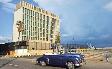  ??  ?? La embajada estadounid­ense en La Habana