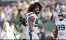  ?? ADAM HUNGER - THE ASSOCIATED PRESS ?? FILE - In this Oct. 13, 2019, file photo New York Jets’ Leonard Williams warms-up before a game against the Dallas Cowboys in East Rutherford, N.J.