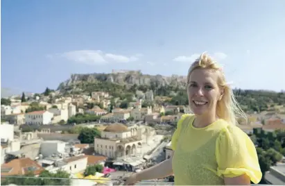  ?? Photo: PA Photo/BBC/Talkback/Fremantle ?? Sara Pascoe in Athens, Greece.