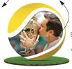  ??  ?? 2017 ROGER FEDERER Recorde de oito troféus em Wimbledon numa final fácil (contra Cilic)