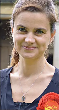  ??  ?? Gunned down in the street: Labour MP Jo Cox