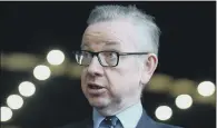  ?? PICTURE: PA WIRE ?? MICHAEL GOVE: Could face a bill for billions of pounds in the event of a no-deal Brexit, Scotland’s Agricultur­e Secretary warned.