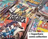  ?? ?? > Superhero comic collection