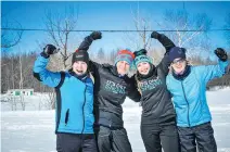  ?? SUPPLIED ?? Ask friends to join your Polar Hero team.