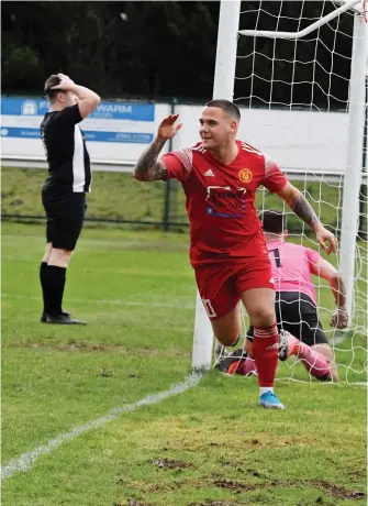  ?? ?? On form Craig Johnston made it two straight hat-tricks for West Calder