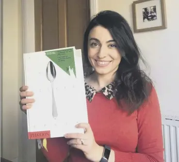  ??  ?? 0 Katia Crolla with her copy of The Silver Spoon, above. Robbie Meldrum, head chef at Harvey Nichols, Edinburgh, below