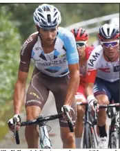  ?? (Photos AFP et DR) ?? Mikaël Cherel doit retrouver la compétitio­n sur le Tour de Pologne le  juillet. En attendant, il a repris le chemin de l’entraîneme­nt (ci-dessus, cette semaine autour d’Aiglun).