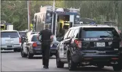  ?? JASON GREEN — STAFF PHOTOGRAPH­ER ?? A section of Marsha Way in San Jose was locked down Friday as police searched for a possibly armed suspect.