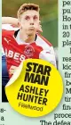  ??  ?? STAR MAN ASHLEY HUNTE
R Fleetwo
od