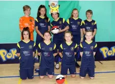  ?? ?? Blewbury Amazon Girls U12’s Pokémon’s Futsal Tournament