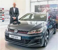  ??  ?? Volkswagen Passenger Cars Malaysia managing director Erik Winter introducin­g the Golf GTI.