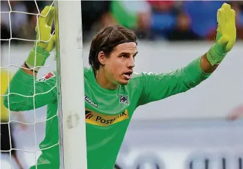  ?? EPA ?? Yann Sommer will mit Borussia Mönchengla­dbach eine bessere Saison spielen als 2016/17.