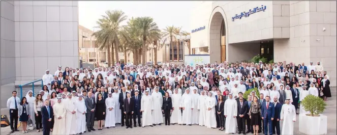  ??  ?? Training courses and programs in cooperatio­n with prestigiou­s internatio­nal universiti­es and institutio­ns
NBK increases human capital investment in 2019
NBK Group executives and staff pose for an annual family photo