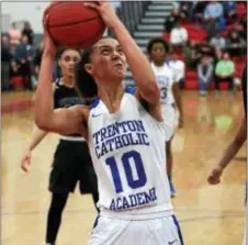  ?? ?? Giana Boulden (10) is the top returning player for defending MCT champion Trenton Catholic this season.