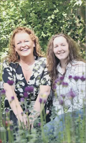  ?? PICTURE: SCOTT MERRYLEES. ?? FOSTERING HOPE: Karen Wortley with Amy Mook in York’s Museum Gardens. Karen has fostered around 70 young people over 11 years and wants to encourage others to do the same.