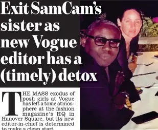  ??  ?? Health kick: (l to r) Edward Enninful, Rosemary Ferguson, Darren Strowger and Sadie Frost