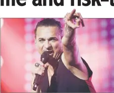  ?? ?? dave Gahan performs at the 43rd Paleo music festival in Nyon, western Switzerlan­d on July 17, 2018. — aFP file photo