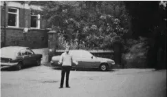  ??  ?? LEFT: In 1981, PC Alan Godfrey stands on the edge of Burnley Road at the spot where he encountere­d the UFO. The Ukrainian Club is in the background.
