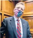  ?? SCOTT APPLEWHITE/AP J. ?? Republican Rep. Paul Gosar of Arizona was just the 24th member of the House to be censured. The 223-207 vote Wednesday was almost entirely along party lines