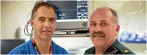  ?? PHOTO: FAIRFAX NZ ?? Dr David Richards, left, and St John paramedic James Watkins are to be awarded a New Zealand Bravery Medal for their efforts during the 2011 Christchur­ch earthquake.