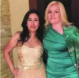  ??  ?? La princesa Latifa con su amiga Tiina Jauhiainen