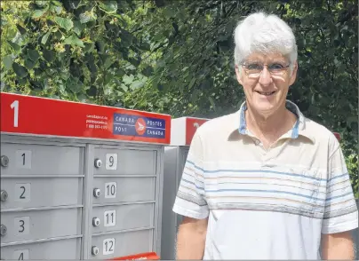  ?? %"7& 45&8"35 5)& (6"3%*"/ ?? William White, who lives at the corner of Upper Prince Street and Gerald Street in Charlottet­own successful­ly fought Canada Post’s efforts to leave a community mailbox on the Gerald Street part of his property. White said community mailboxes simply...