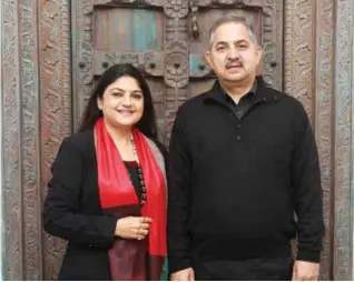  ??  ?? Mrs. Hardeep Arora and Rajiv Arora, Partners