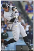  ?? (AP/Ashley Landis) ?? The absence of Aaron Judge in the New York Yankees’ lineup is about more than just wins and losses. There could also be a factor with the team’s bottom line.