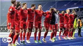  ?? ?? Union Berlin’s win secures a spot at the German Cup quarterfin­als