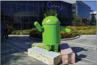  ?? GOOGLE VIA ASSOCIATED PRESS ?? About 300,000 Android devices in the U.S were infected with the altered programs. Ad blockers are recommende­d for users.