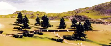  ?? COURTESY HUITT-ZOLLARS’ ADVANCEDES­IGN ?? RIGHT: An artist’s rendering of a proposed tribute to Vietnam veterans at Vietnam Veterans Memorial State Park in Angel Fire.