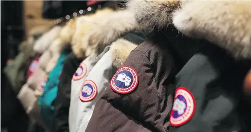  ?? AARON VINCENT ELKAIM / THE CANADIAN PRESS ?? Canada Goose is opening a 4,300-square foot location in London this fall and a second U. S. store in Chicago.