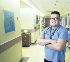  ?? JULIE JOCSAK/STANDARD STAFF ?? Allen Vo, a registered nurse at the Greater Niagara General Hospital, recently returned from a humanitari­an trip to Honduras. He plans to return to the Central American country in February.
