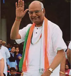  ?? FILE PIC ?? Twice elected to the Rajya Sabha, Ram Nath Kovind’s last role was another ceremonial post, as Bihar state’s governor.