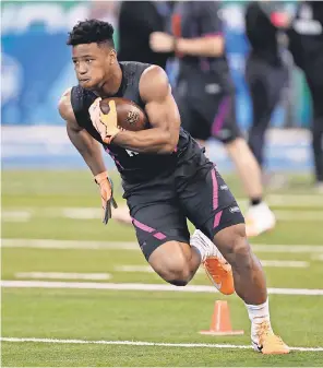  ?? BRIAN SPURLOCK/USA TODAY SPORTS ?? Saquon Barkley has all the tools to be a franchise running back in the NFL.