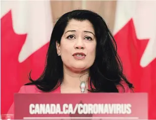  ?? SEAN KILPATRICK THE CANADIAN PRESS ?? Clinical trials are underway to see if any or all of the approved vaccines will be approved for children, Dr. Supriya Sharma, the chief medical adviser at Health Canada, said Friday.