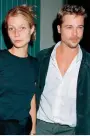  ??  ?? Brad Pitt outside The Ivy with Gwyneth Paltrow