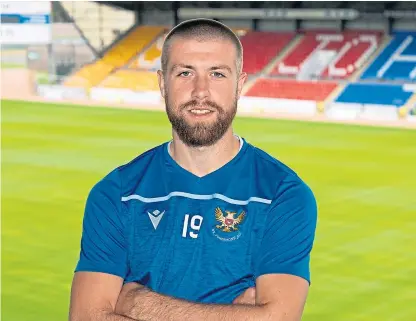  ?? Picture: Perthshire Picture Agency. ?? Shaun Rooney joined St Johnstone after two years with Inverness Caley Thistle.