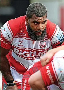  ?? ?? Albert Tuisue had a fine debut for Gloucester