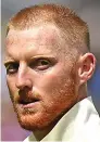  ??  ?? Apology: Ben Stokes