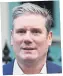  ??  ?? DILEMMA For Keir Starmer