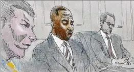  ?? RICHARD MILLER ?? Recordings by Adam Smith (center), made before and after Atlanta’s former top purchasing officer started working with investigat­ors, are now key evidence in the probe that has led to guilty pleas from him and two city contractor­s.