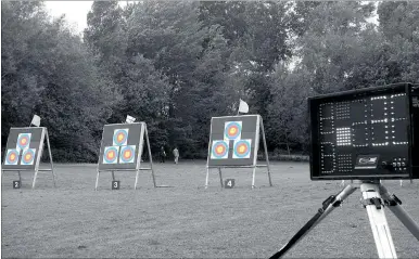  ??  ?? Ashford Archers members must give up their outdoor target range at the Stones site