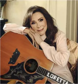  ?? DAVID MCCLISTER/HANDOUT/ESSENTIAL BROADCAST MEDIA/TNS ?? Loretta Lynn poses for a portrait.