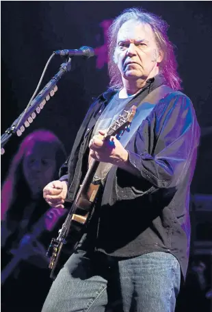  ?? AFP ?? Neil Young is one the high-profile musicians to cash in on their song rights, selling a 50% stake in his music to Hipgnosis.