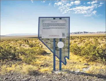 ?? Etienne Laurent EPA/Shuttersto­ck ?? AREA 51, located near the historic Nevada Test Site, has long been the subject of UFO conspiracy theories.