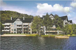  ?? PHOTOS: CHÂTEAU MORRITT ?? Château Morritt is a new hotel-condo developmen­t close to the heart of Tremblant's Old Village.